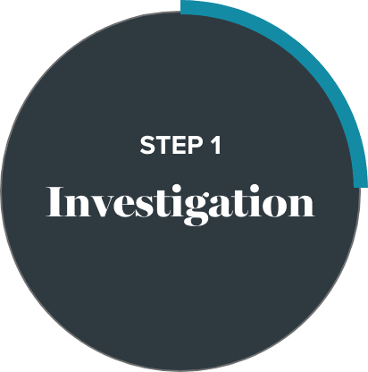 Step 1: Investigation